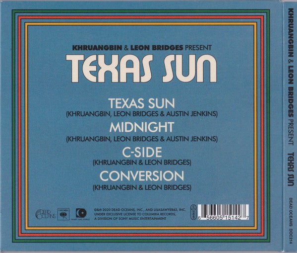 CD Khruangbin & Leon Bridges – Texas Sun Nuevo precintado - DISCOS NAKASHA