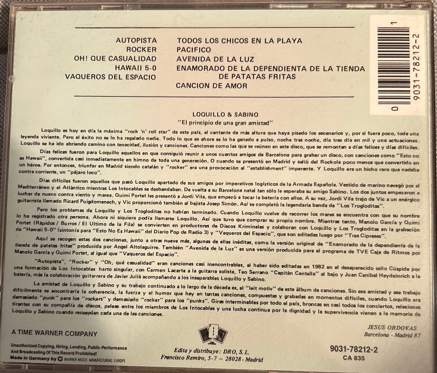 CD Loquillo & Sabino – 1981 - 1984 2ª mano - DISCOS NAKASHA