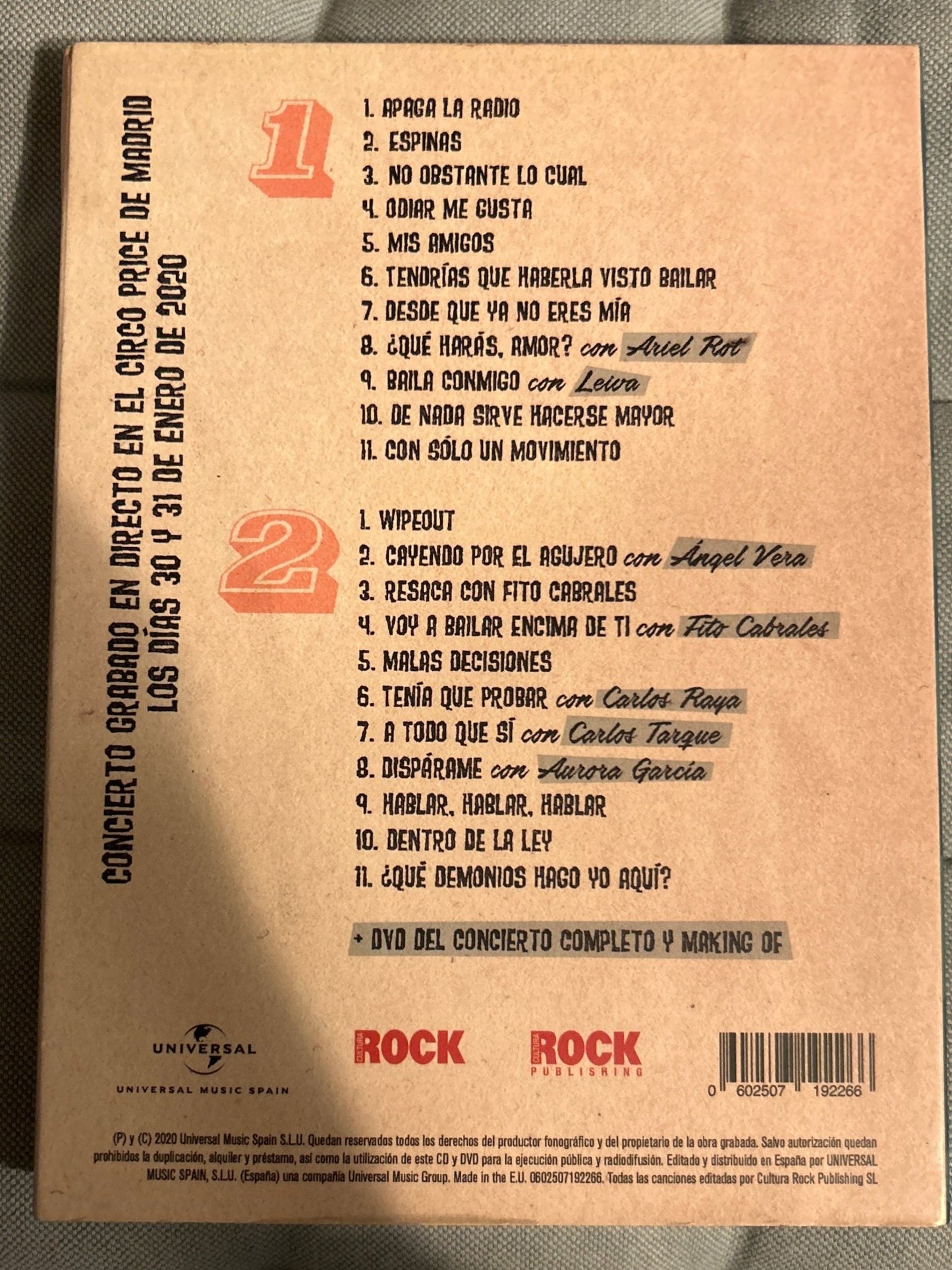 CD Los Zigarros – ¿Qué Demonios Hago Yo Aquí? - En Directo Desde Madrid 2ª Mano - DISCOS NAKASHA