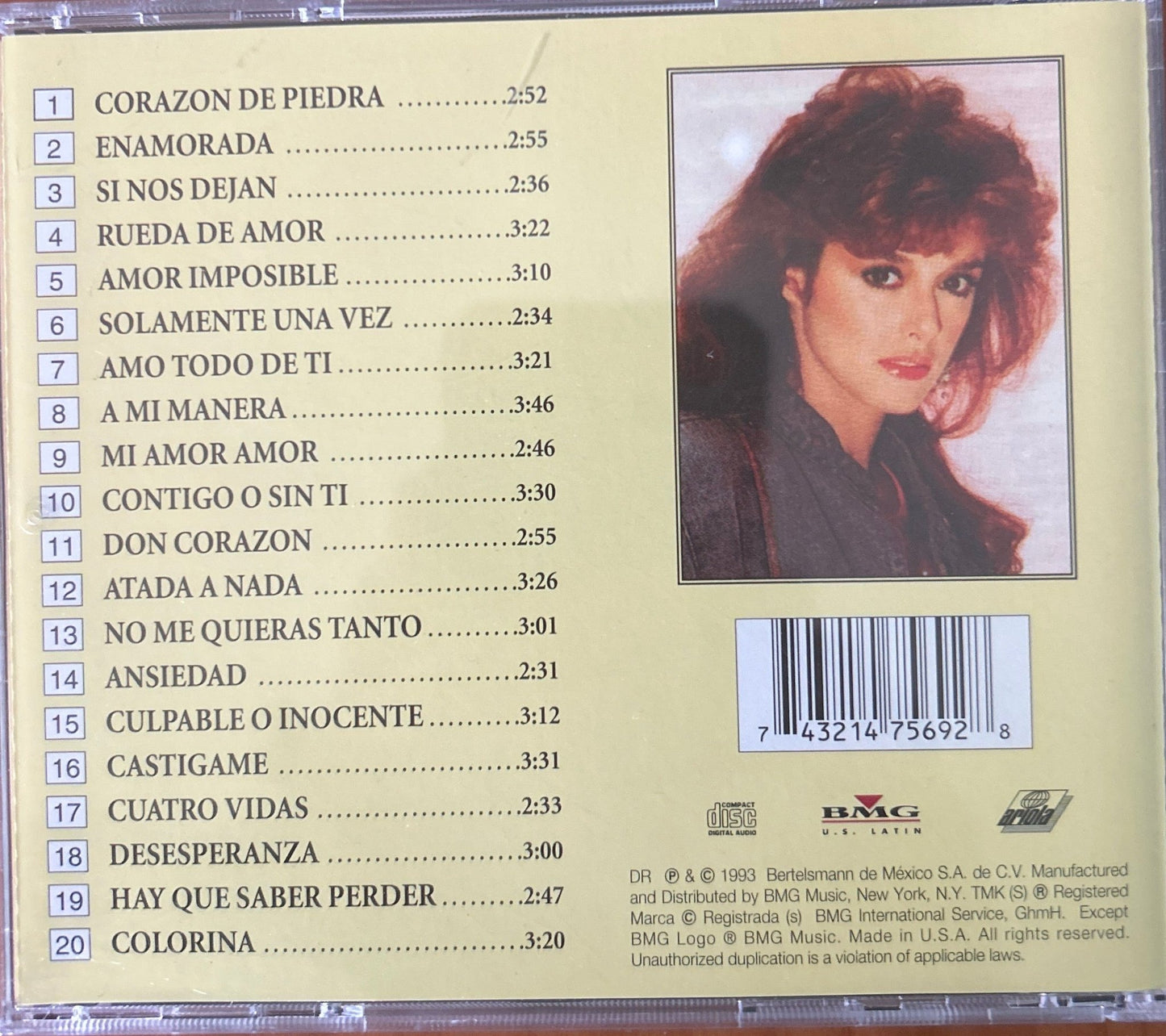 CD Lucia Mendez – Colección Espectacular 20 Exitos Vol. 5 2ª Mano - DISCOS NAKASHA