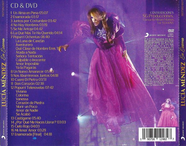CD Lucía Méndez – En Escena CD+DVD 2ª Mano - DISCOS NAKASHA