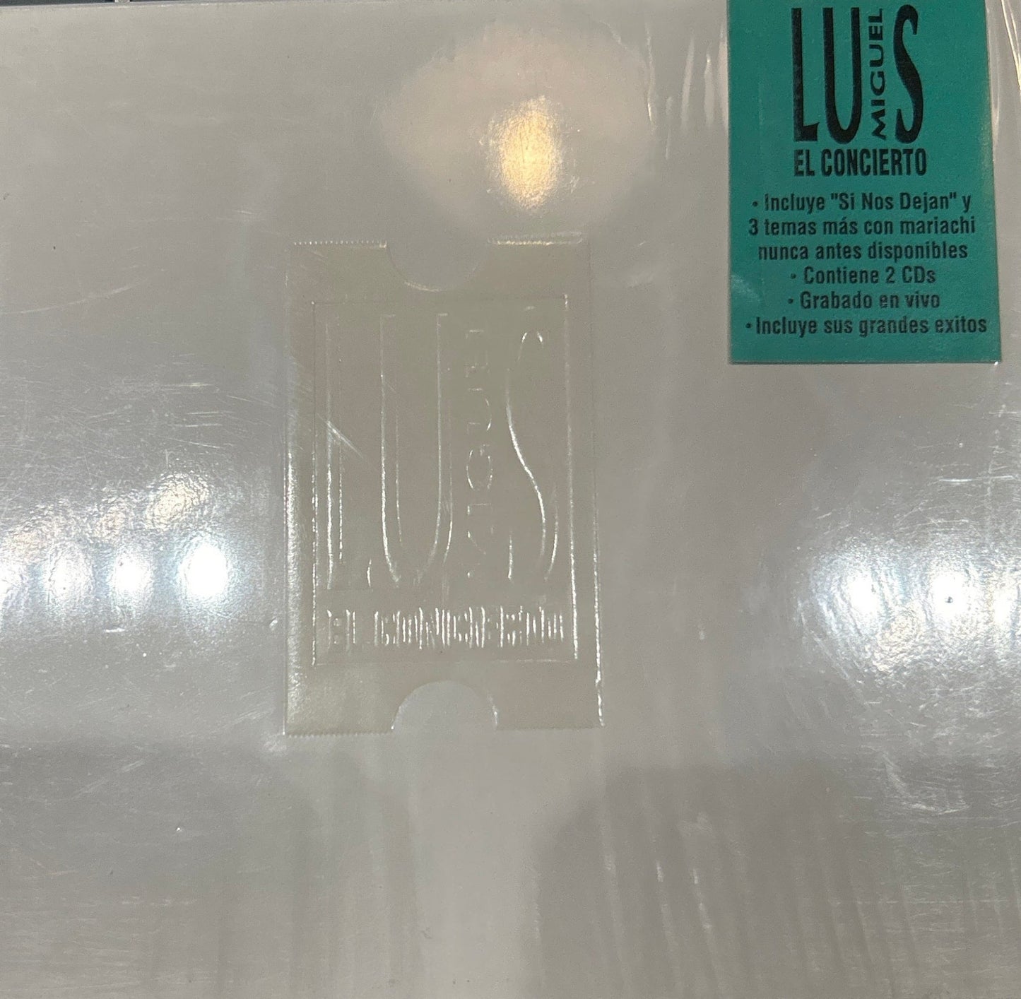 CD Luis Miguel – El Concierto Nuevo precintado Ed. Mexico - DISCOS NAKASHA