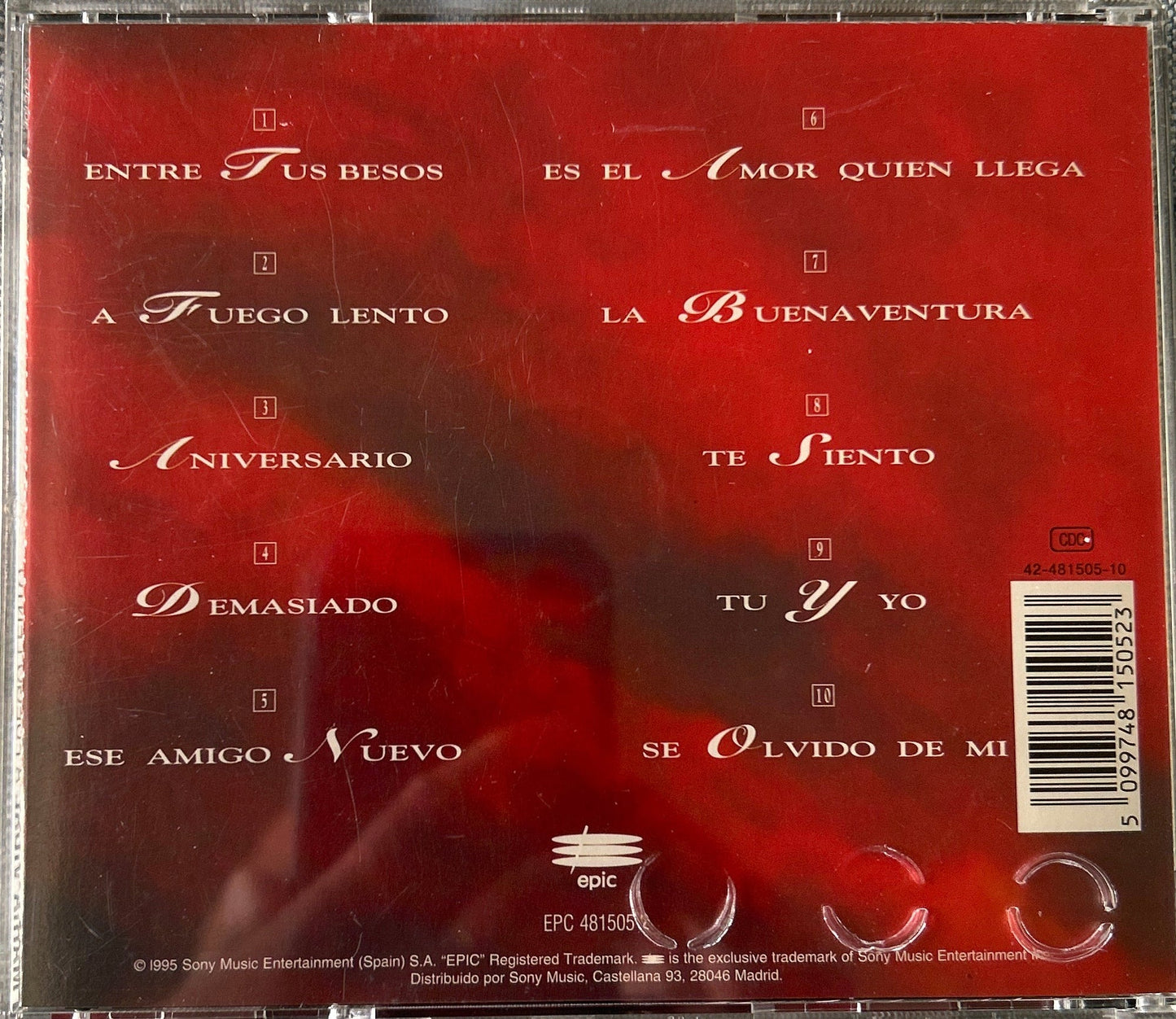 CD María Vidal – A Fuego Lento 2ª mano (Producto exclusivo recogida en tienda) - DISCOS NAKASHA