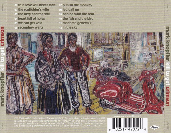 CD Mark Knopfler – Kill To Get Crimson Nuevo precintado - DISCOS NAKASHA