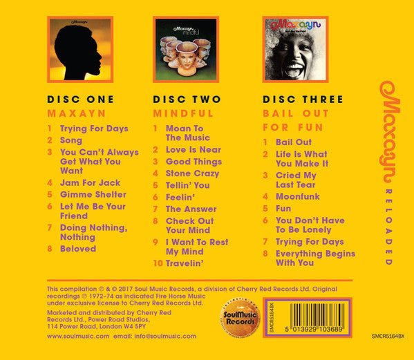 CD Maxayn – Reloaded (The Complete Recordings 1972 - 1974) Nuevo precintado - DISCOS NAKASHA