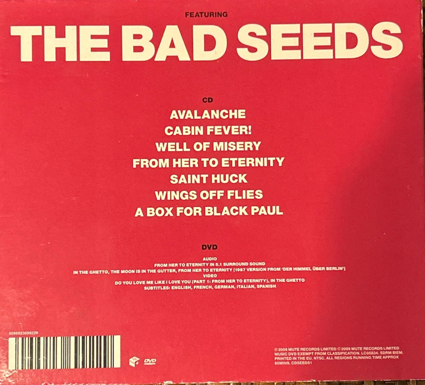 CD Nick Cave Featuring The Bad Seeds – From Her To Eternity 2ª Mano - DISCOS NAKASHA