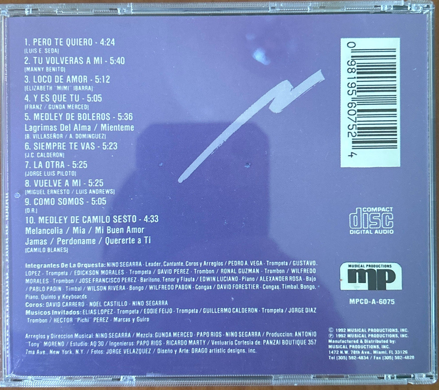CD Nino Segarra – Loco De Amor 2ª Mano - DISCOS NAKASHA