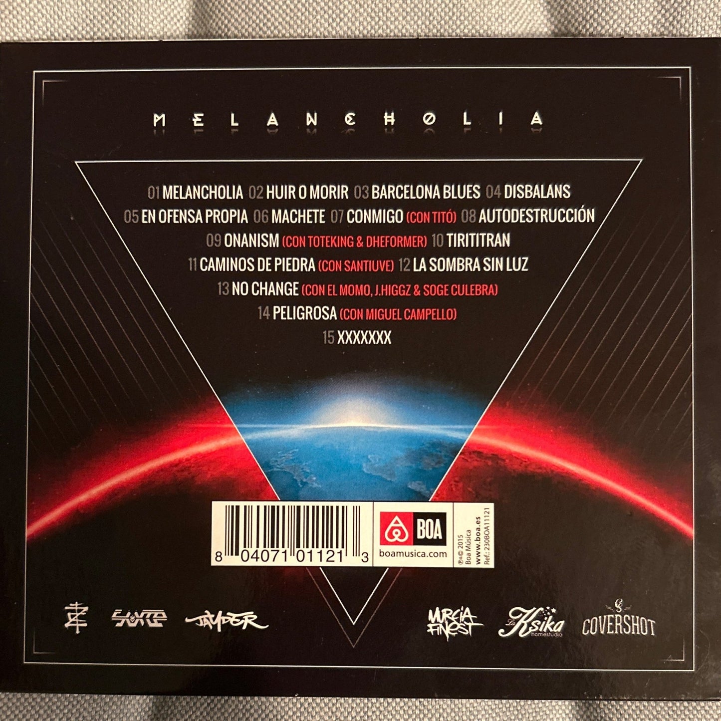 CD Piezas Y Jayder – Melancholia 2ª Mano - DISCOS NAKASHA