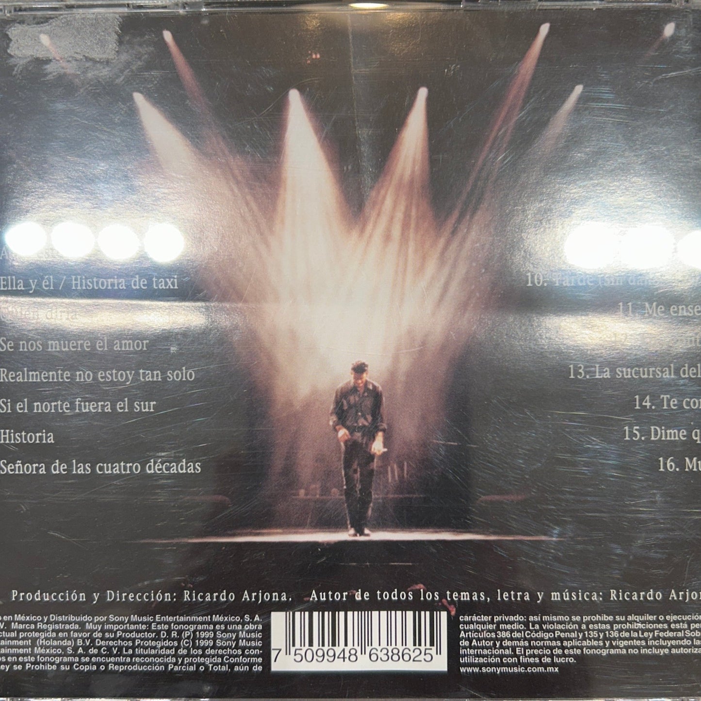 CD Ricardo Arjona – Vivo Ed. Mexico 2ª Mano (Producto exclusivo recogida en tienda) - DISCOS NAKASHA