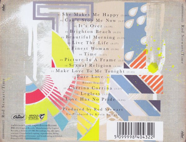 CD Rod Stewart – Time Nuevo precintado - DISCOS NAKASHA