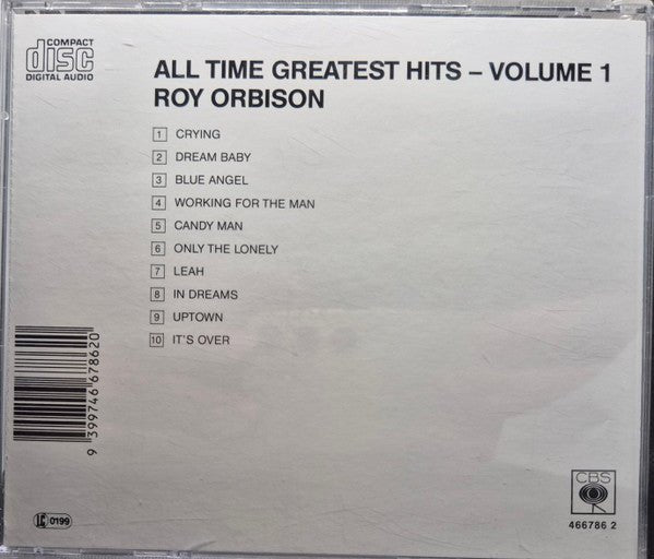CD Roy Orbison – The All - Time Greatest Hits Of Roy Orbison Volume 1 Nuevo precintado - DISCOS NAKASHA
