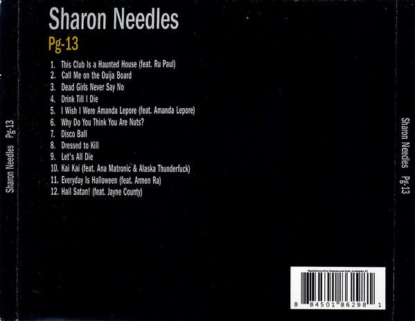 CD Sharon Needles – PG - 13 2ª Mano - DISCOS NAKASHA