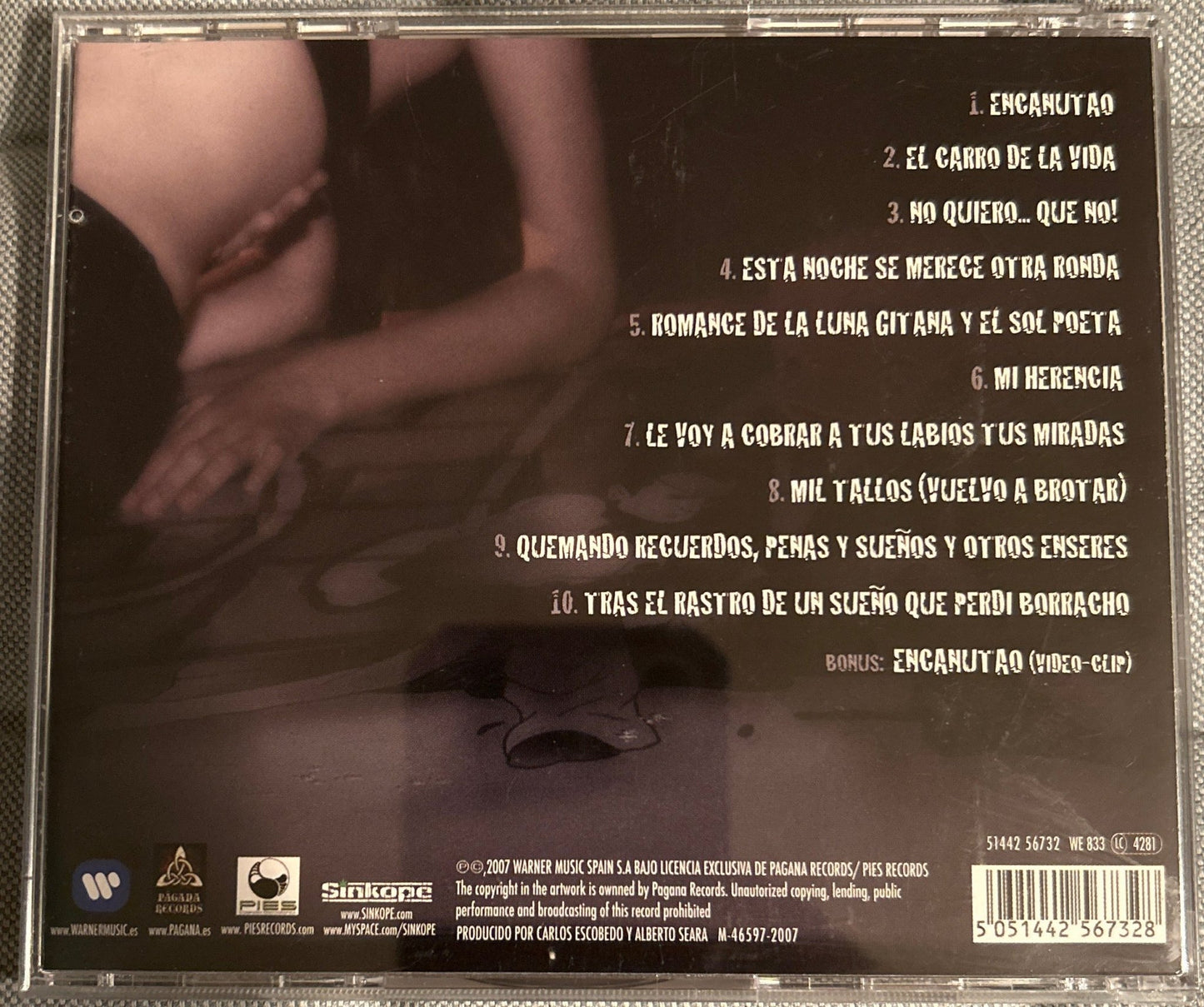 CD Sinkope – Esta noche se merece otra ronda 2ª Mano - DISCOS NAKASHA