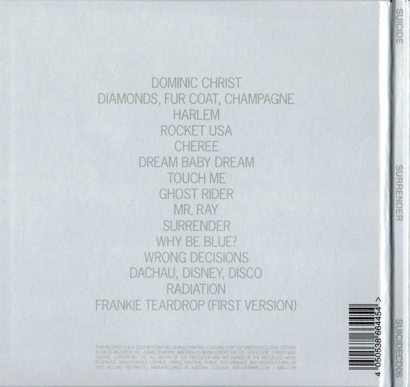 CD Suicide – Surrender Nuevo precintado - DISCOS NAKASHA