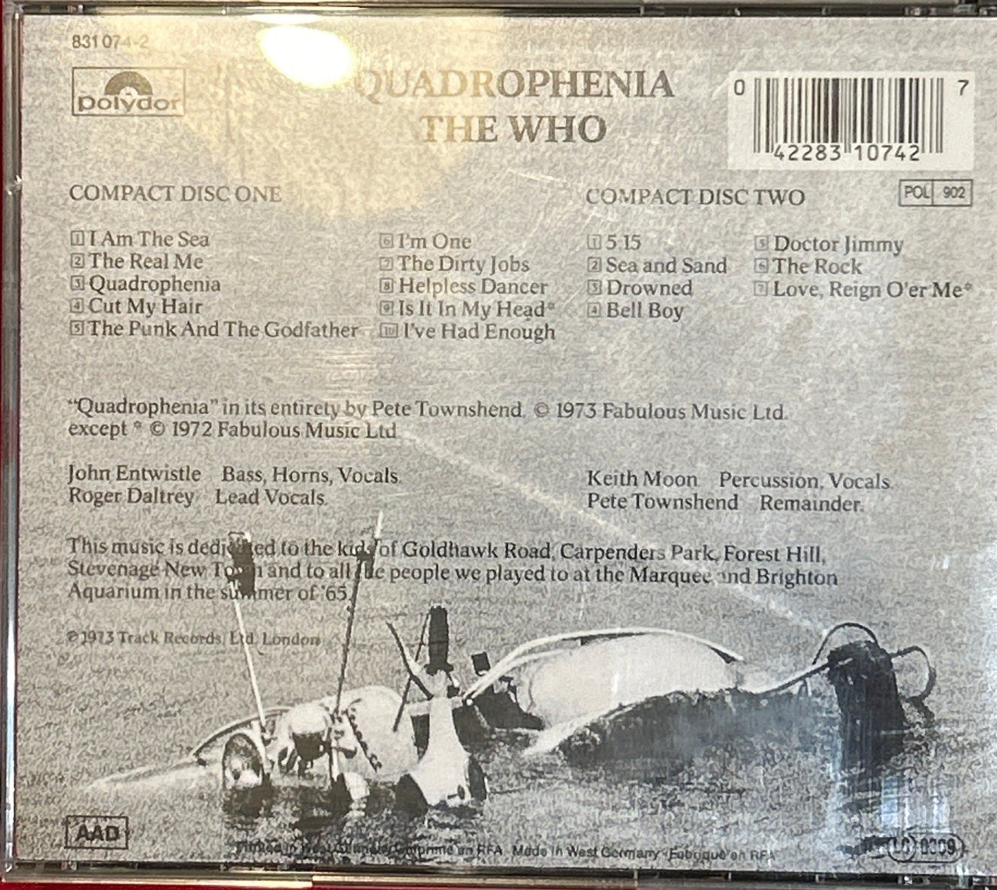 CD The Who – Quadrophenia 2ª Mano - DISCOS NAKASHA
