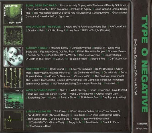 CD Type O Negative – The Complete Roadrunner Collection 1991-2003 Nuevo precintado - DISCOS NAKASHA