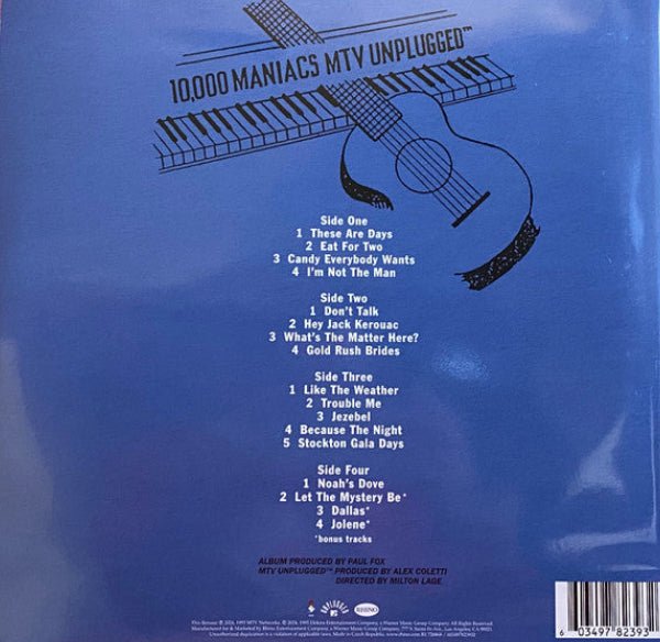 LP 10,000 Maniacs – MTV Unplugged Nuevo precintado - DISCOS NAKASHA