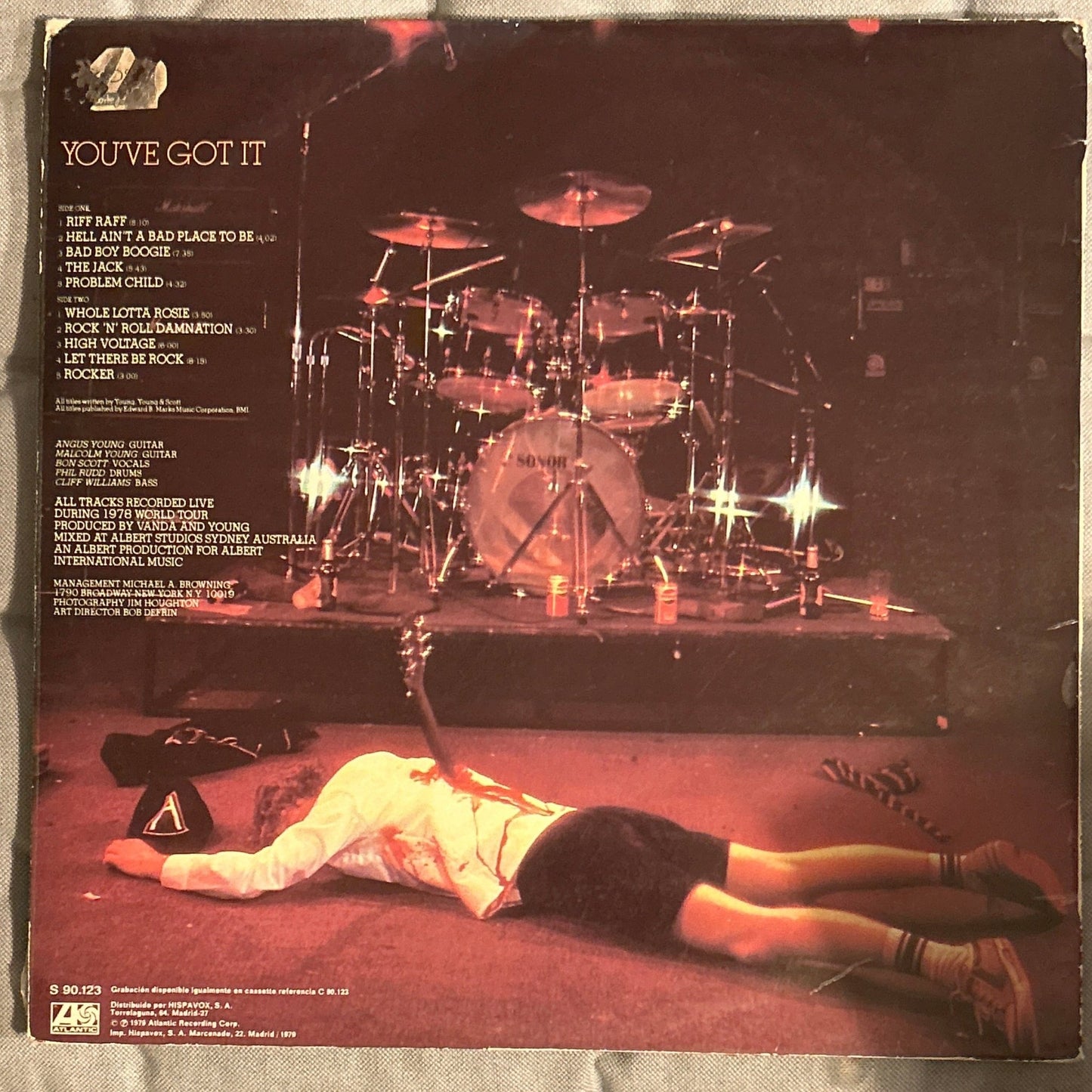LP AC/DC – If You Want Blood You've Got It 2ª mano - DISCOS NAKASHA