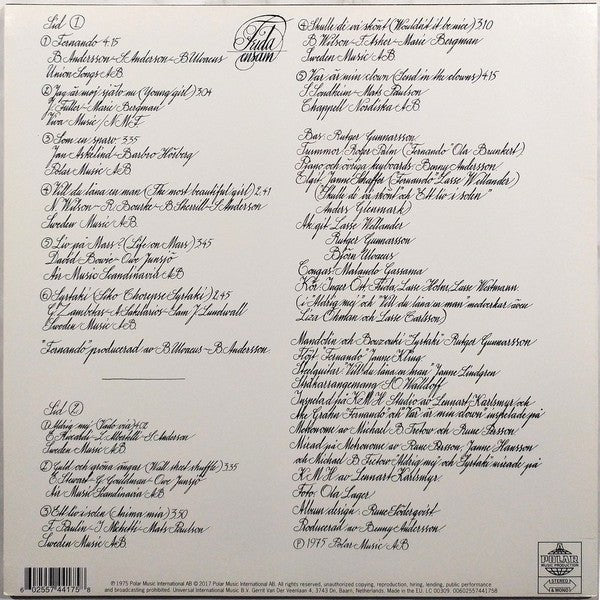 LP Anni - Frid Lyngstad – Frida Ensam Nuevo precintado - DISCOS NAKASHA