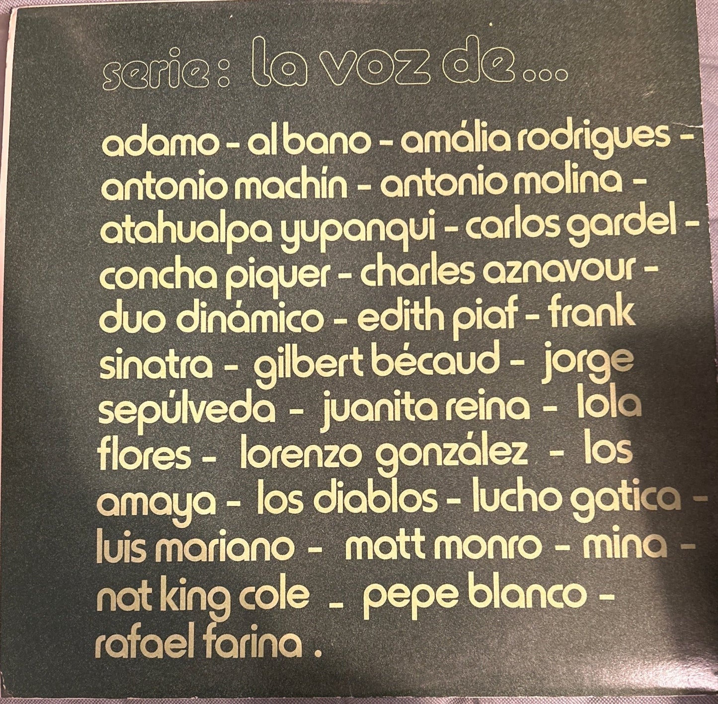 LP Antonio Machin – La Voz De... Antonio Machin 2ª Mano (Producto exclusivo recogida en tienda) - DISCOS NAKASHA