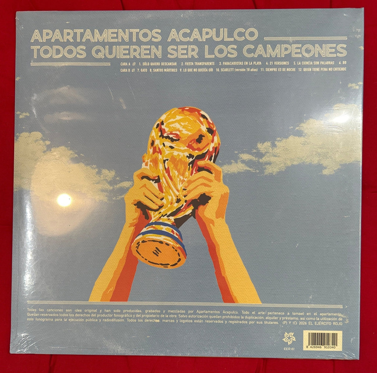 LP Apartamentos Acapulco - Todos quieren ser los campeones Nuevo precintado - DISCOS NAKASHA