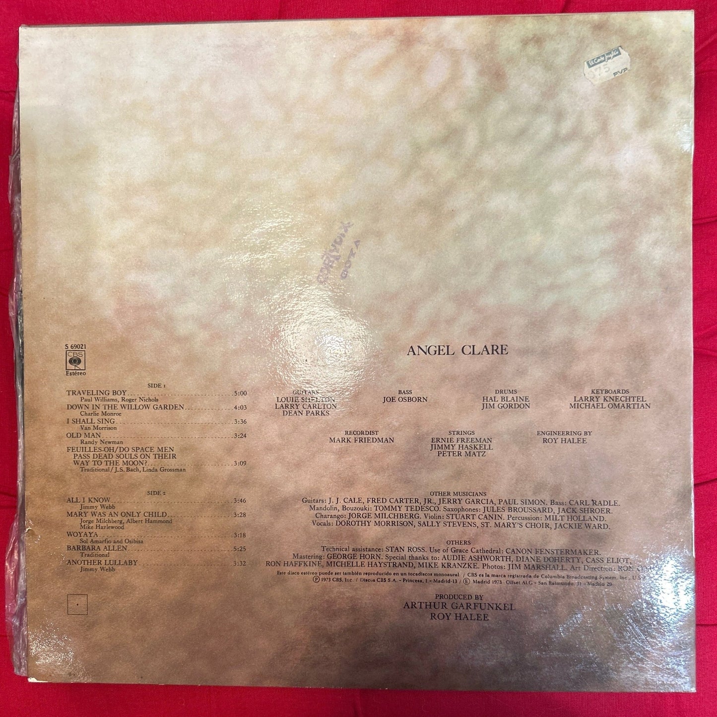 LP Art Garfunkel – Angel Clare 2ª Mano (Producto exclusivo recogida en tienda) - DISCOS NAKASHA