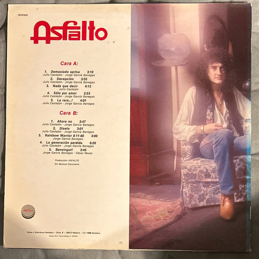 LP Asfalto – Asfalto 2ª Mano - DISCOS NAKASHA