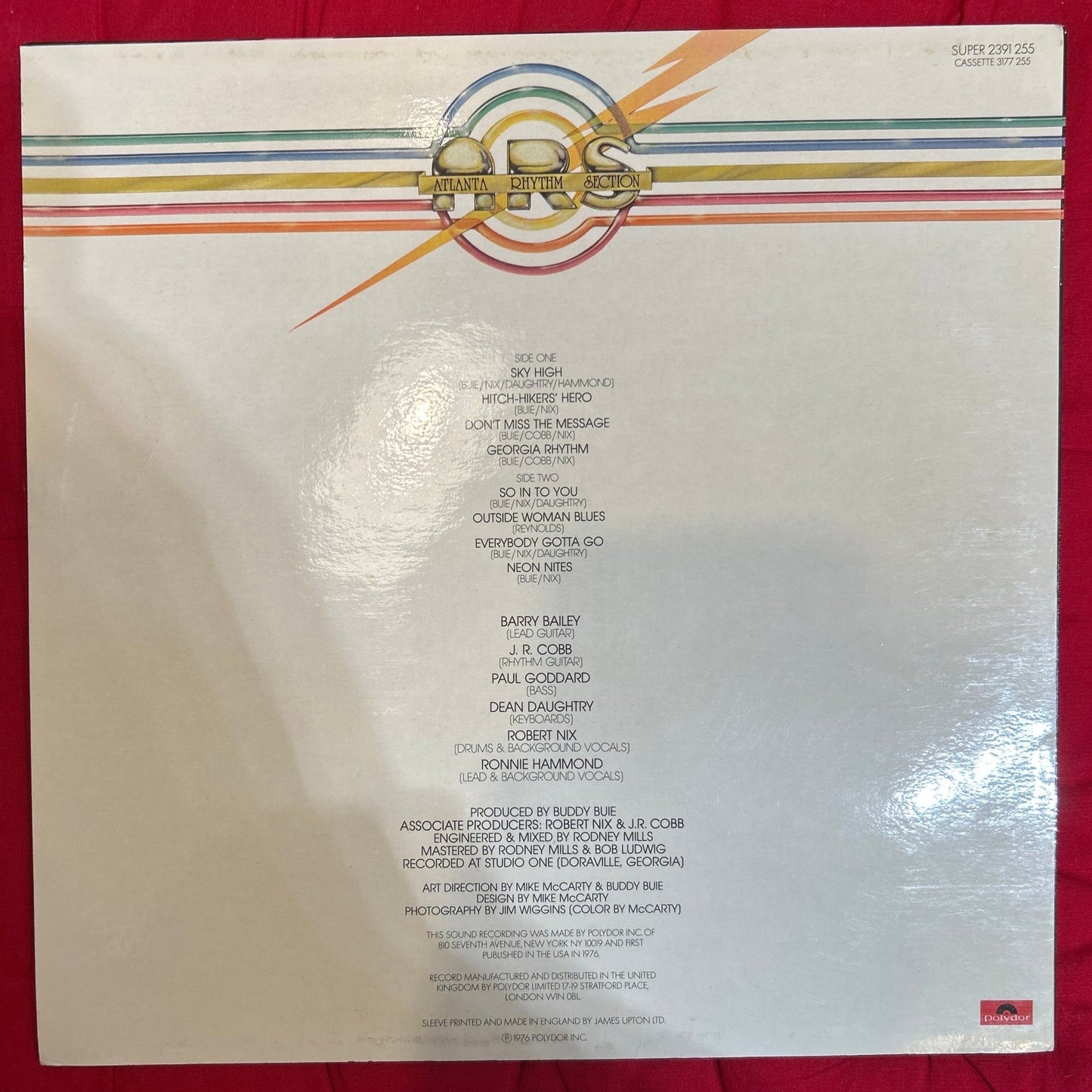 LP Atlanta Rhythm Section – A Rock And Roll Alternative Ed. Inglesa 2ª mano - DISCOS NAKASHA