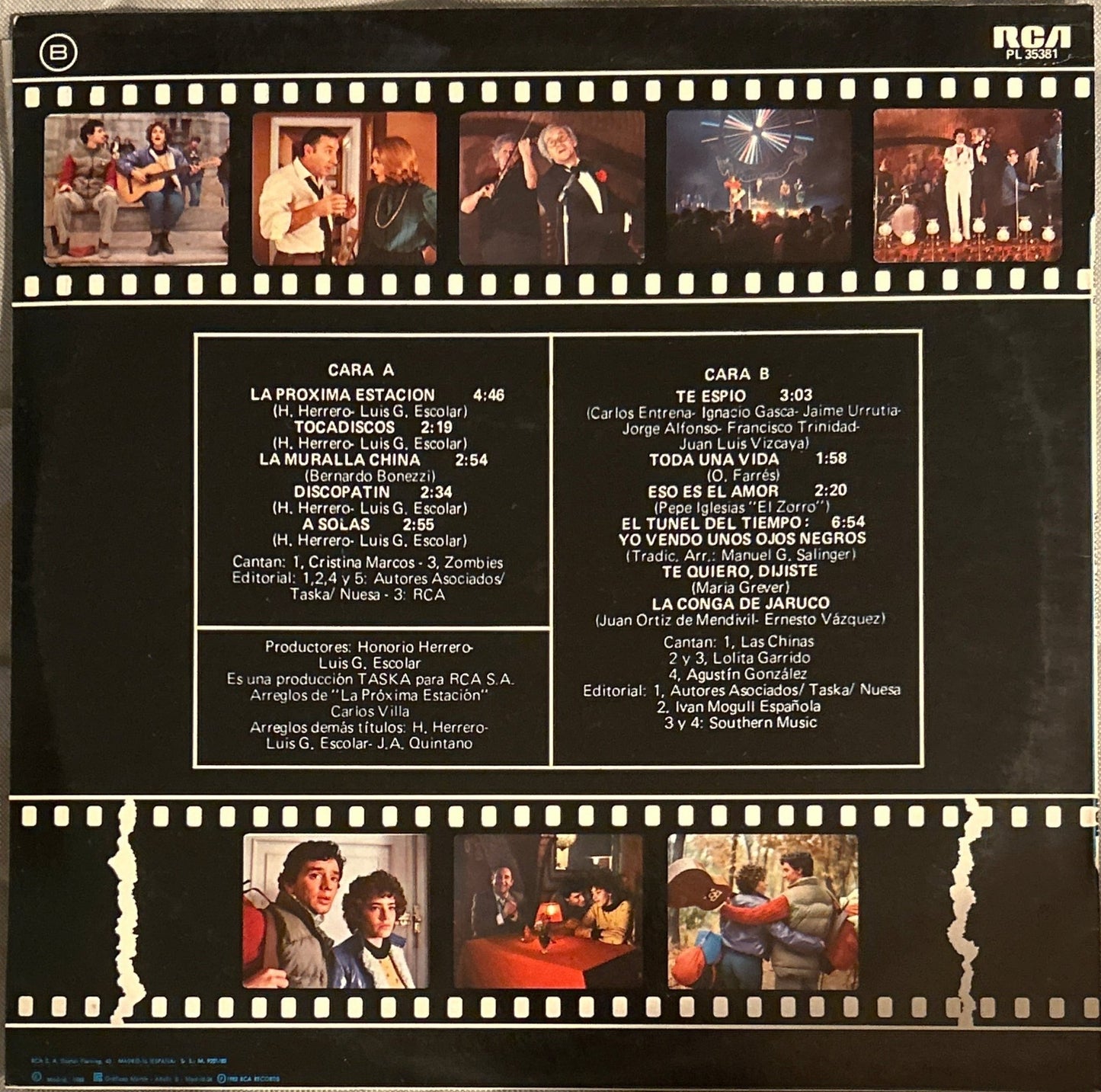 LP Banda Sonora - V/A – La Próxima Estación 2ª Mano - DISCOS NAKASHA