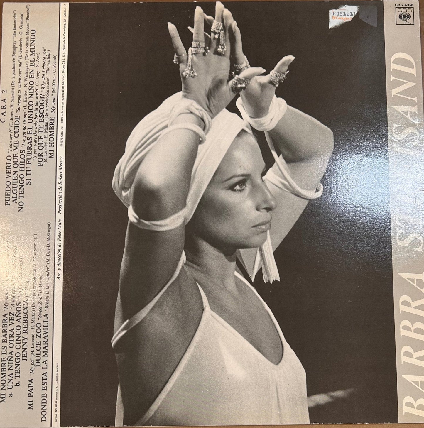 LP Barbra Streisand – Mi Nombre Es Barbra 2ª Mano - DISCOS NAKASHA