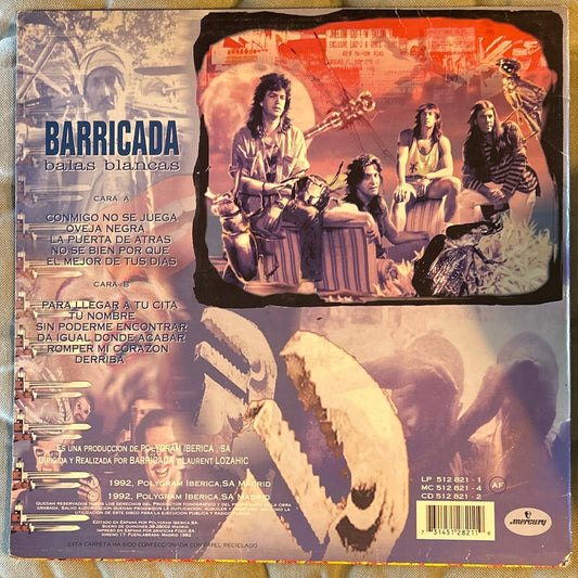 LP Barricada – Balas Blancas 2ª Mano - DISCOS NAKASHA