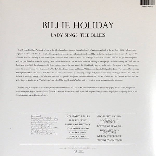 LP Billie Holiday – Lady Sings The Blues Nuevo precintado - DISCOS NAKASHA