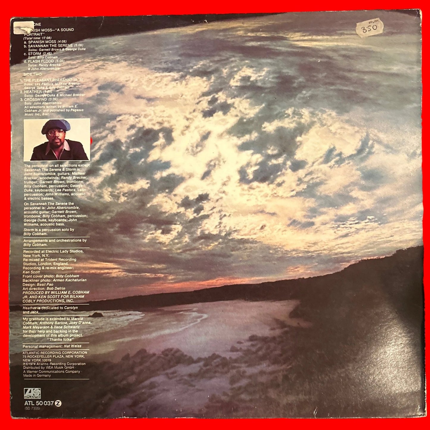 LP Billy Cobham – Crosswinds 2ª Mano - DISCOS NAKASHA