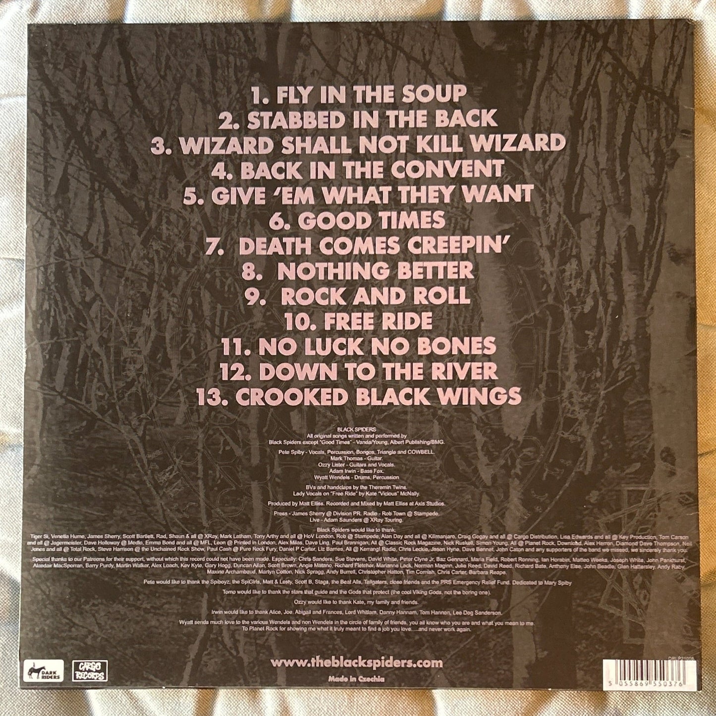 LP Black Spiders – Black Spiders 2ª Mano - DISCOS NAKASHA