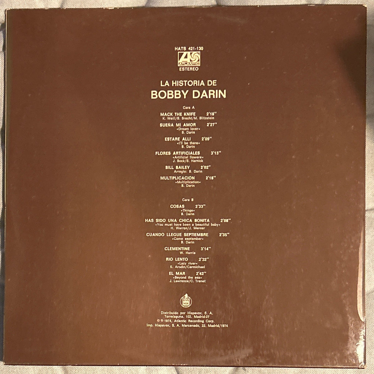 LP Bobby Darin – La Historia De Bobby Darin 2ª Mano - DISCOS NAKASHA