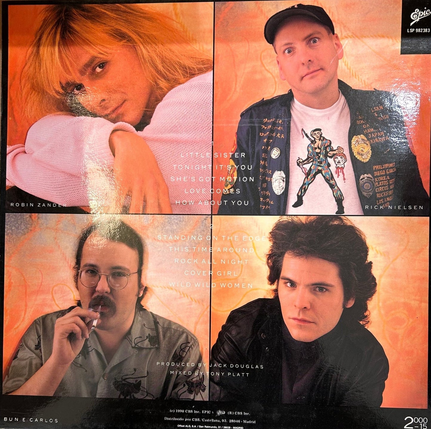 LP Cheap Trick – Standing On The Edge 2ª mano - DISCOS NAKASHA