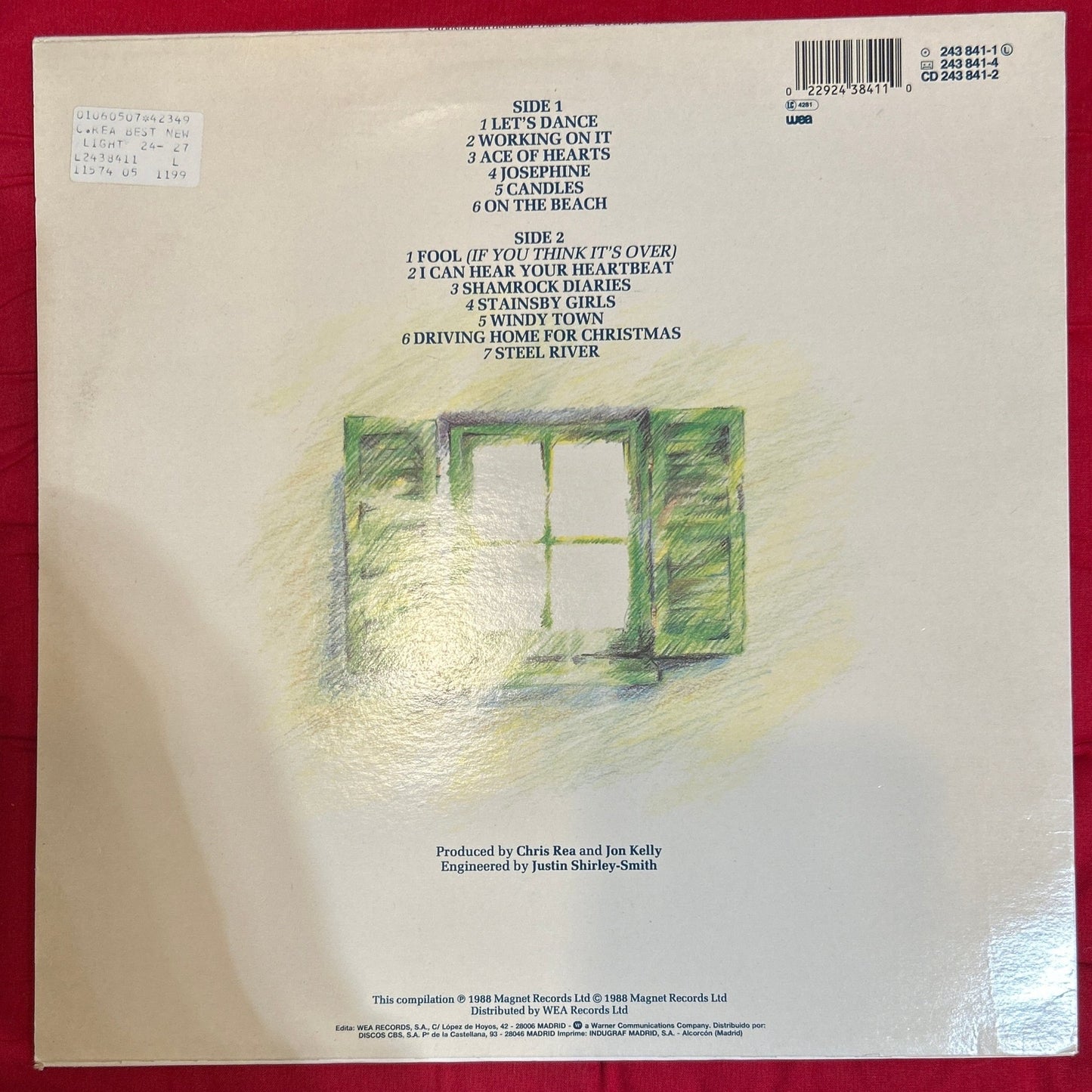 LP Chris Rea – New Light Through Old Windows (The Best Of Chris Rea) 2ª Mano - DISCOS NAKASHA