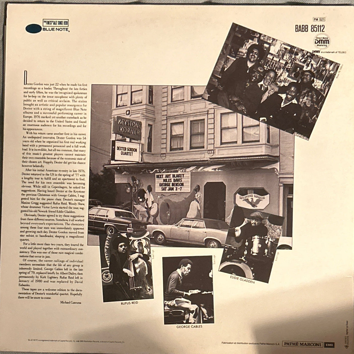 LP Dexter Gordon – Nights At The Keystone 2ª Mano - DISCOS NAKASHA