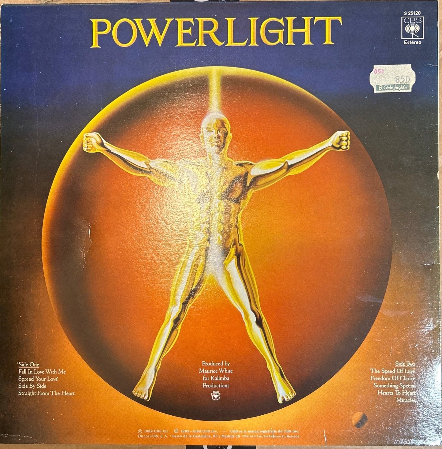 LP Earth, Wind & Fire – Powerlight 2ª Mano - DISCOS NAKASHA