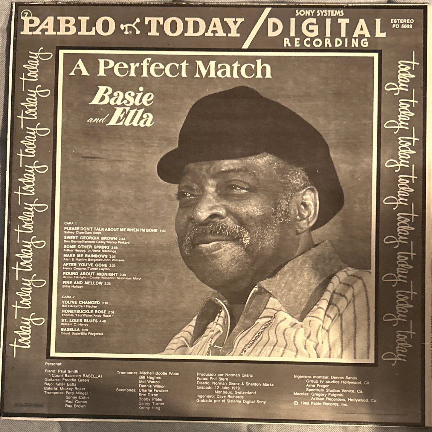 LP Ella And Basie – A Perfect Match 2ª Mano - DISCOS NAKASHA