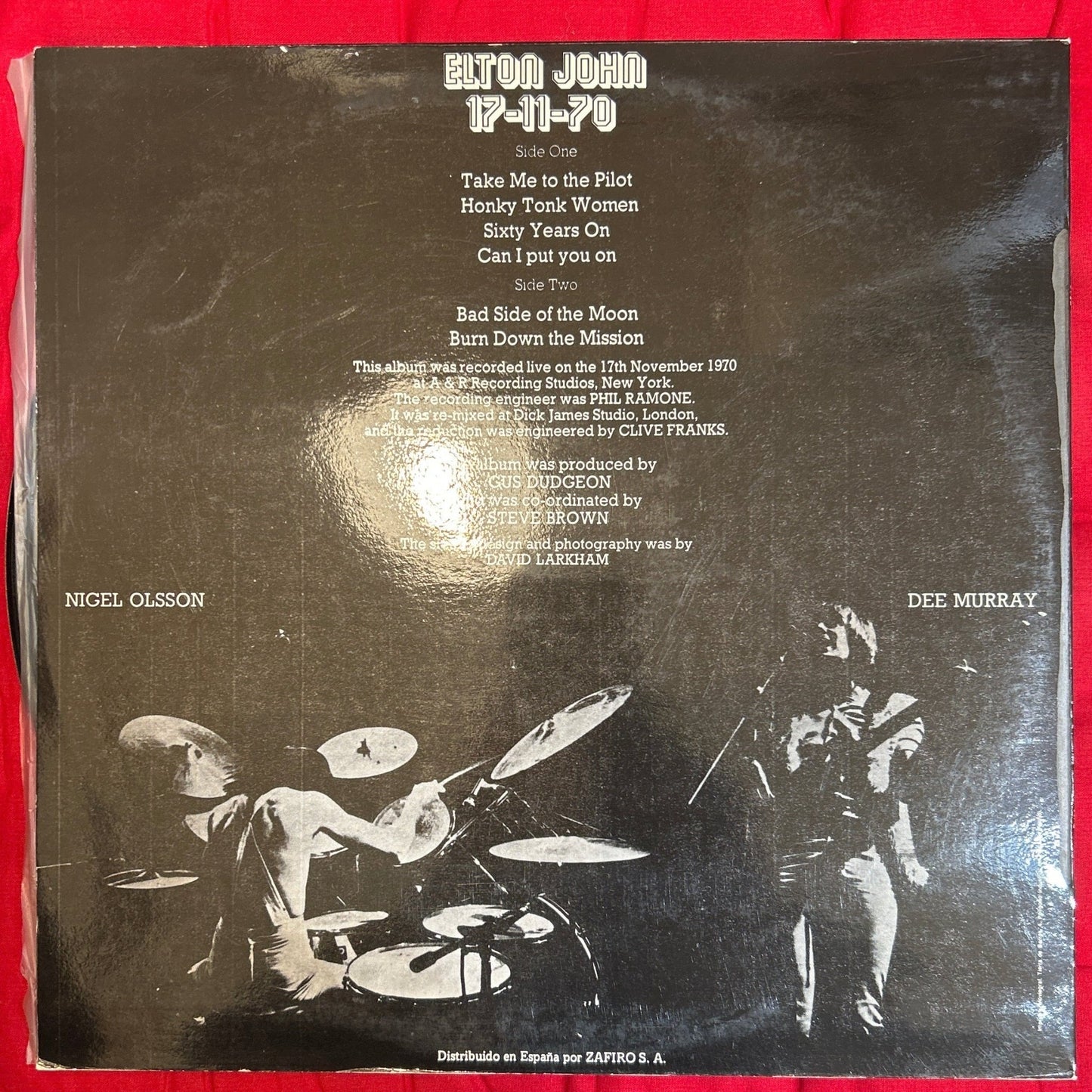 LP Elton John – 17 - 11 - 70 2ª mano - DISCOS NAKASHA