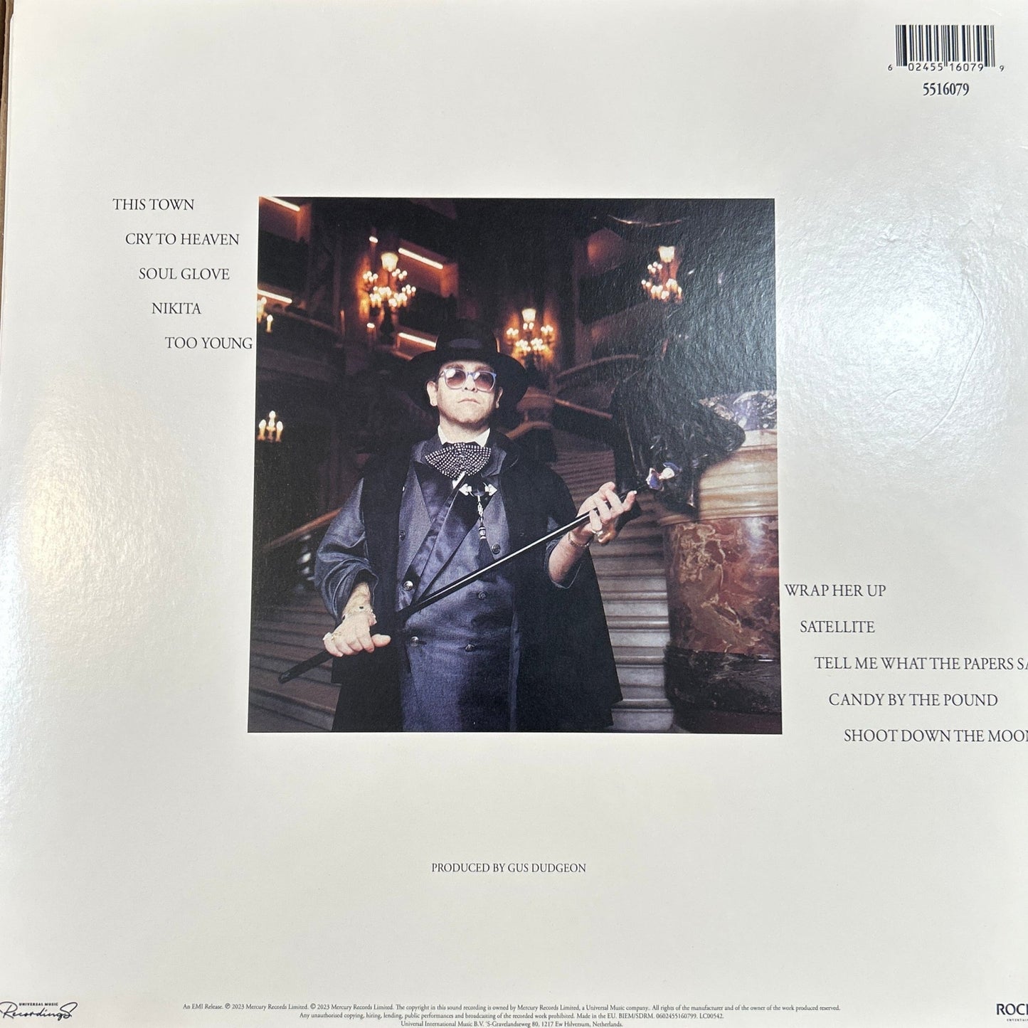 LP Elton John – Ice On Fire 2ª mano - DISCOS NAKASHA
