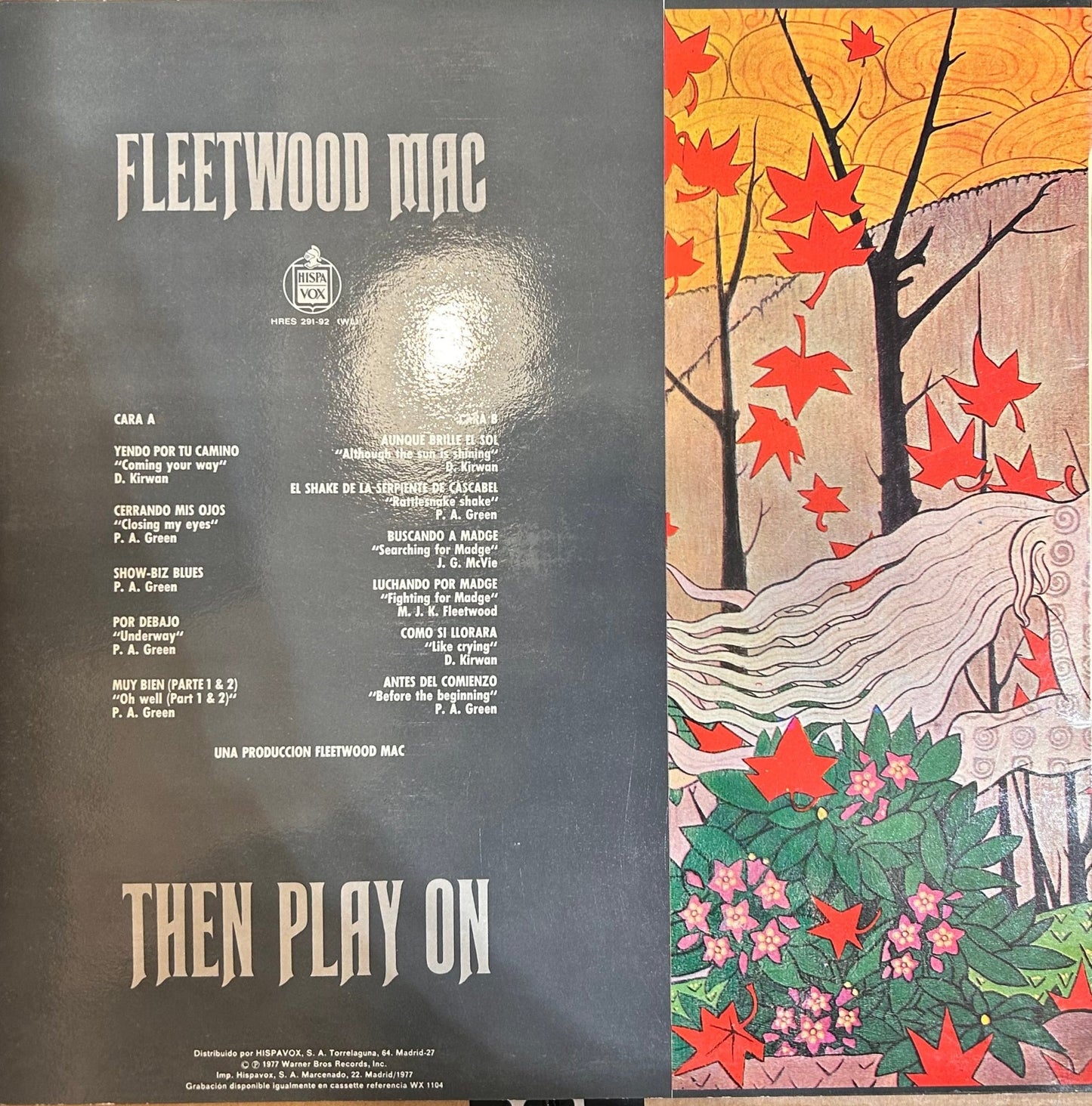 LP Fleetwood Mac – Then Play On 2ª mano - DISCOS NAKASHA