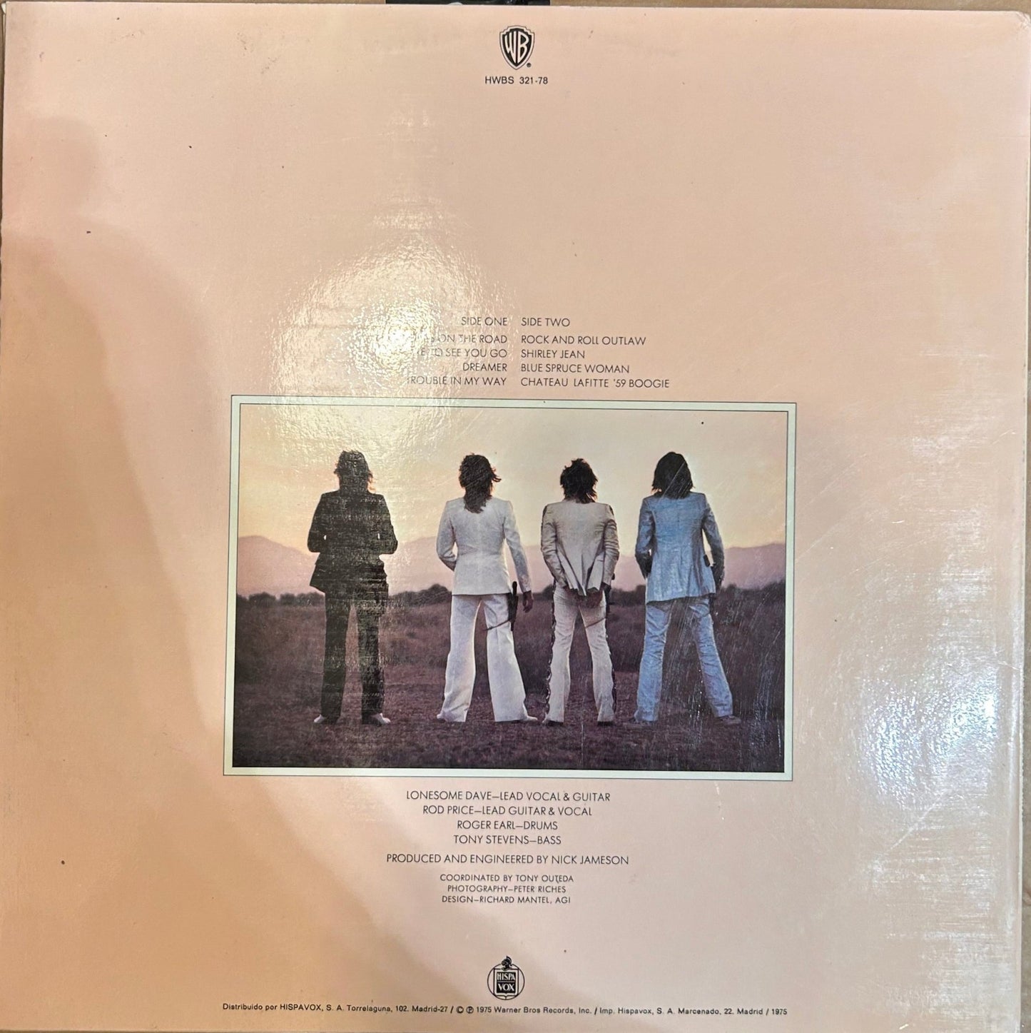 LP Foghat – Rock And Roll Outlaws 2ª mano - DISCOS NAKASHA