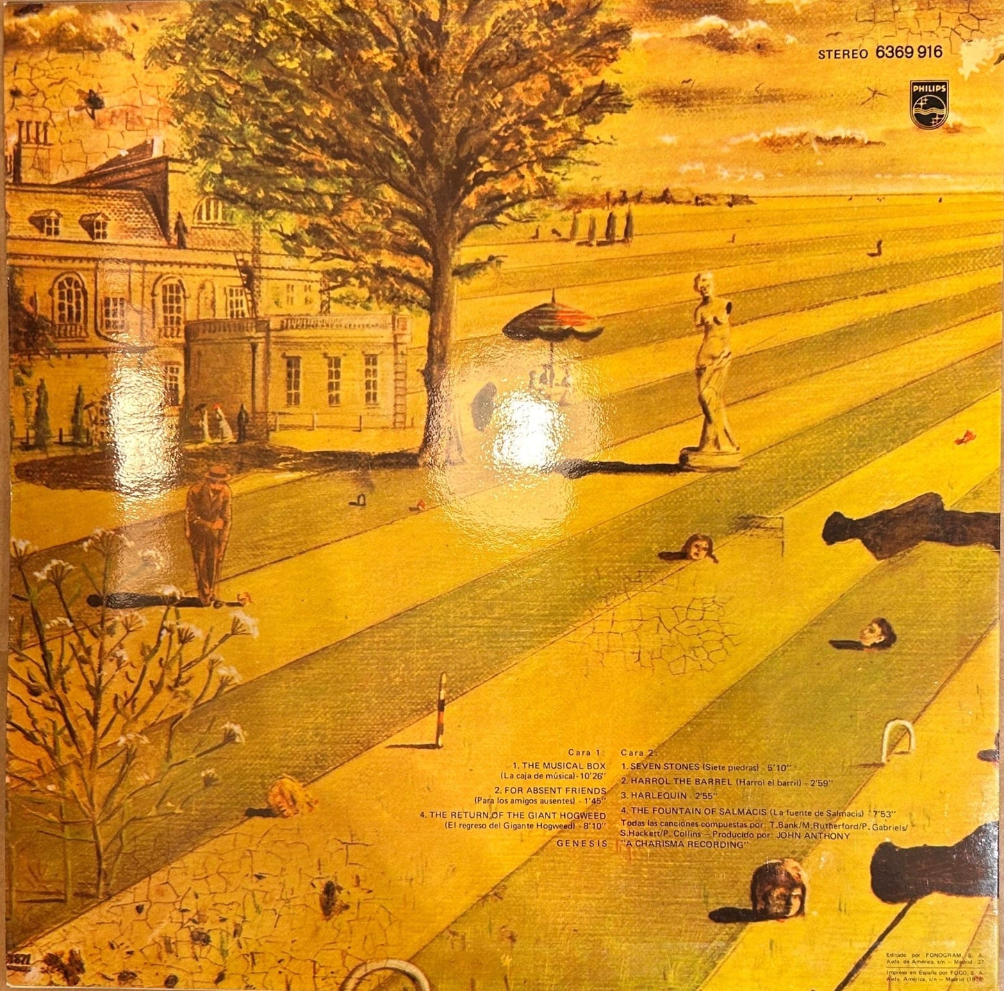 LP Genesis – Nursery Cryme 2ª Mano - DISCOS NAKASHA