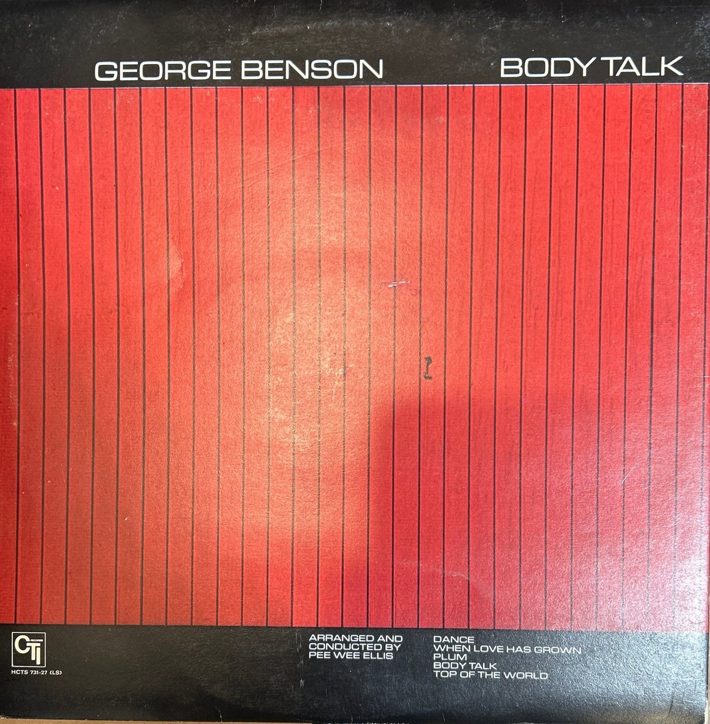LP George Benson – Body Talk 2ª Mano - DISCOS NAKASHA