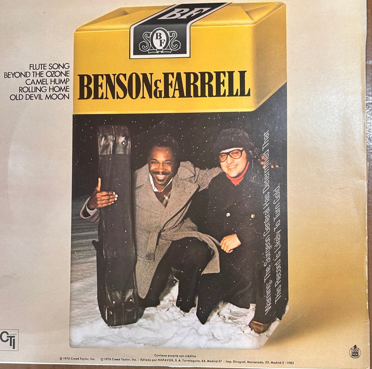 LP George Benson & Joe Farrell – Benson & Farrell 2ª Mano (Producto exclusivo recogida en tienda) - DISCOS NAKASHA