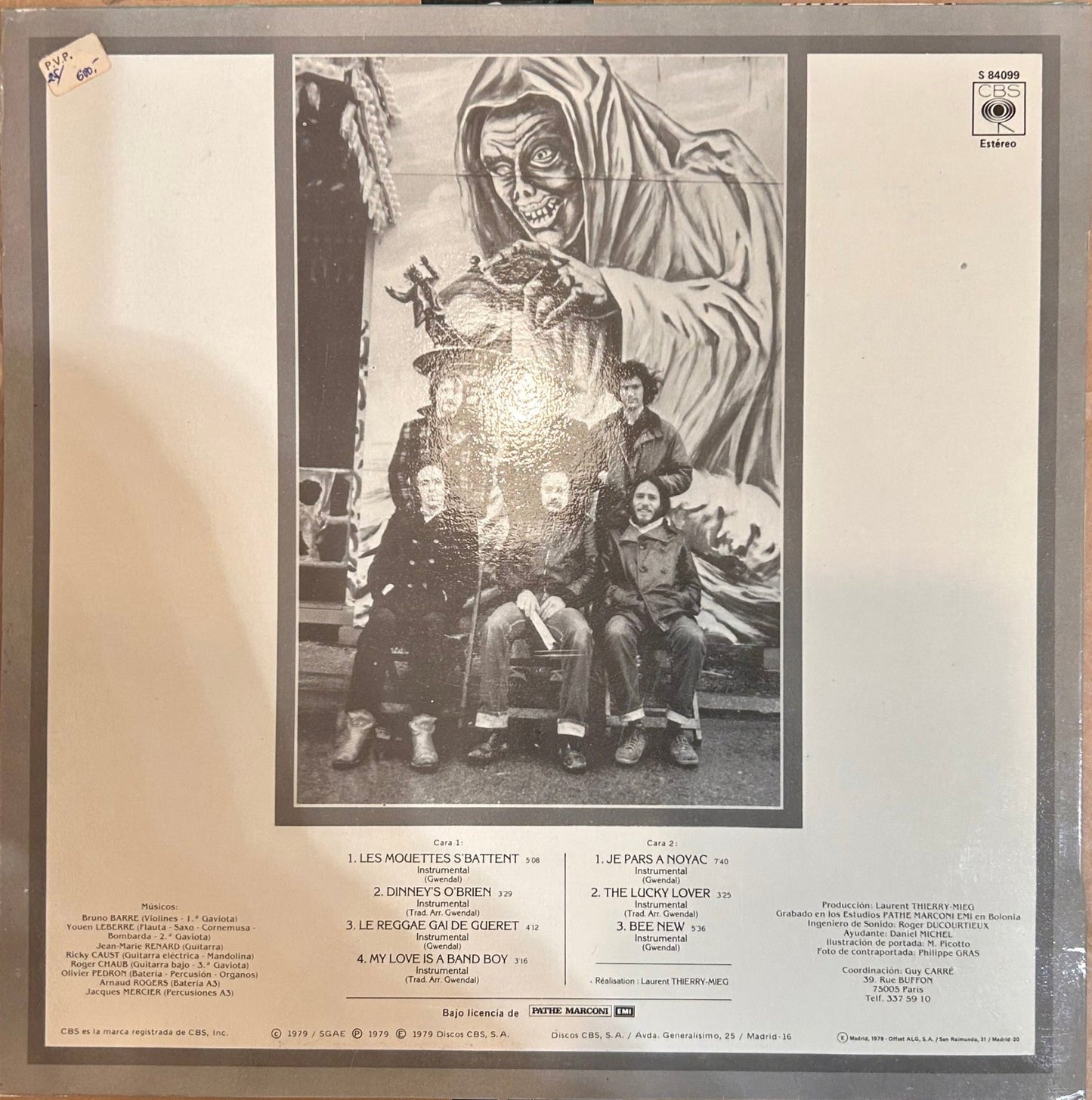 LP Gwendal – 4 2ª mano - DISCOS NAKASHA