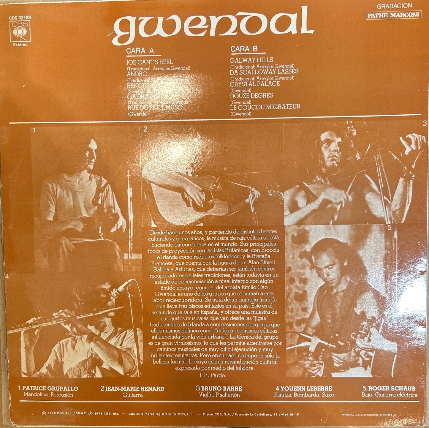 LP Gwendal – Gwendal 2ª mano (Producto exclusivo recogida en tienda) - DISCOS NAKASHA
