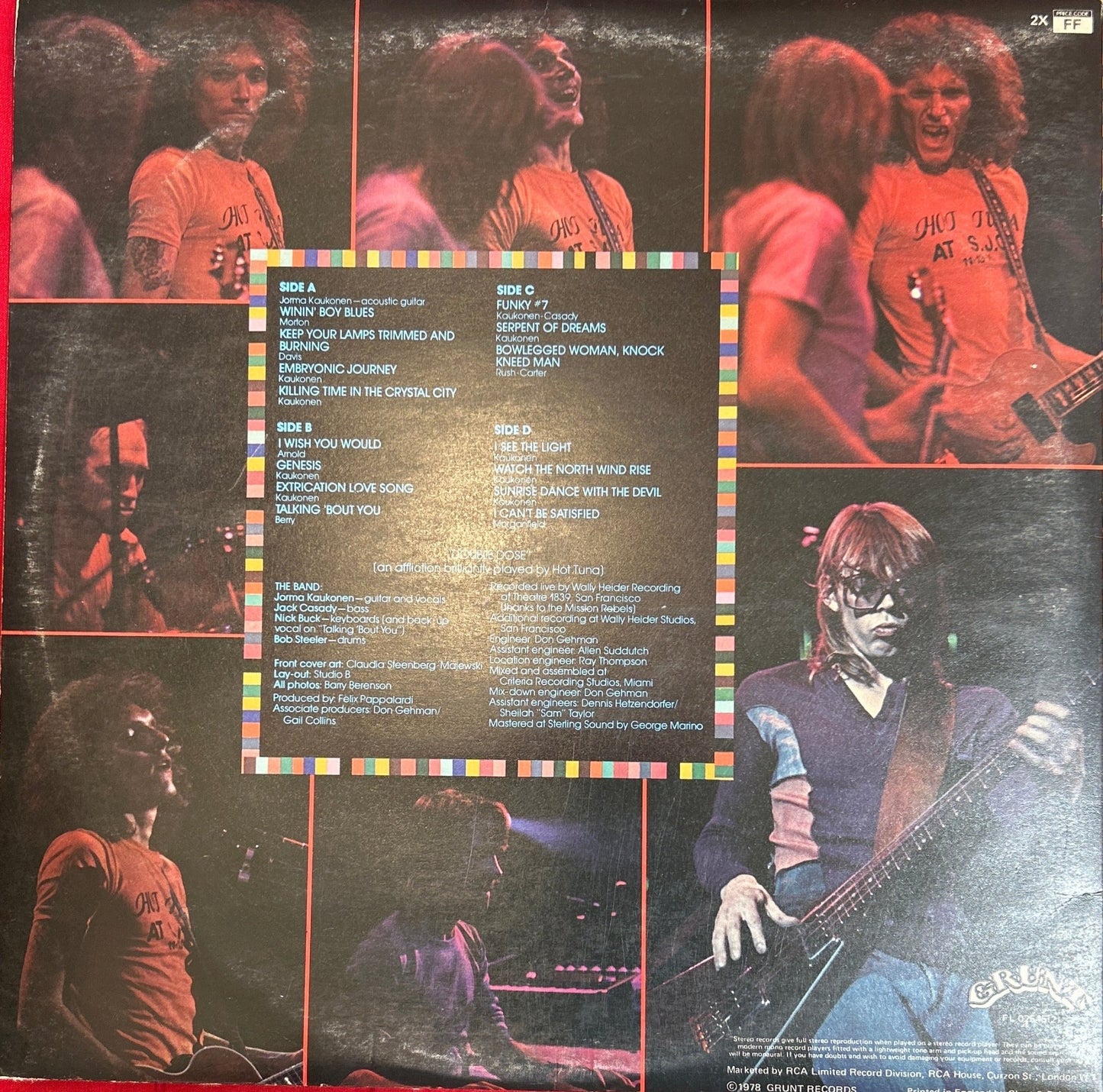 LP Hot Tuna – Double Dose 2ª mano - DISCOS NAKASHA